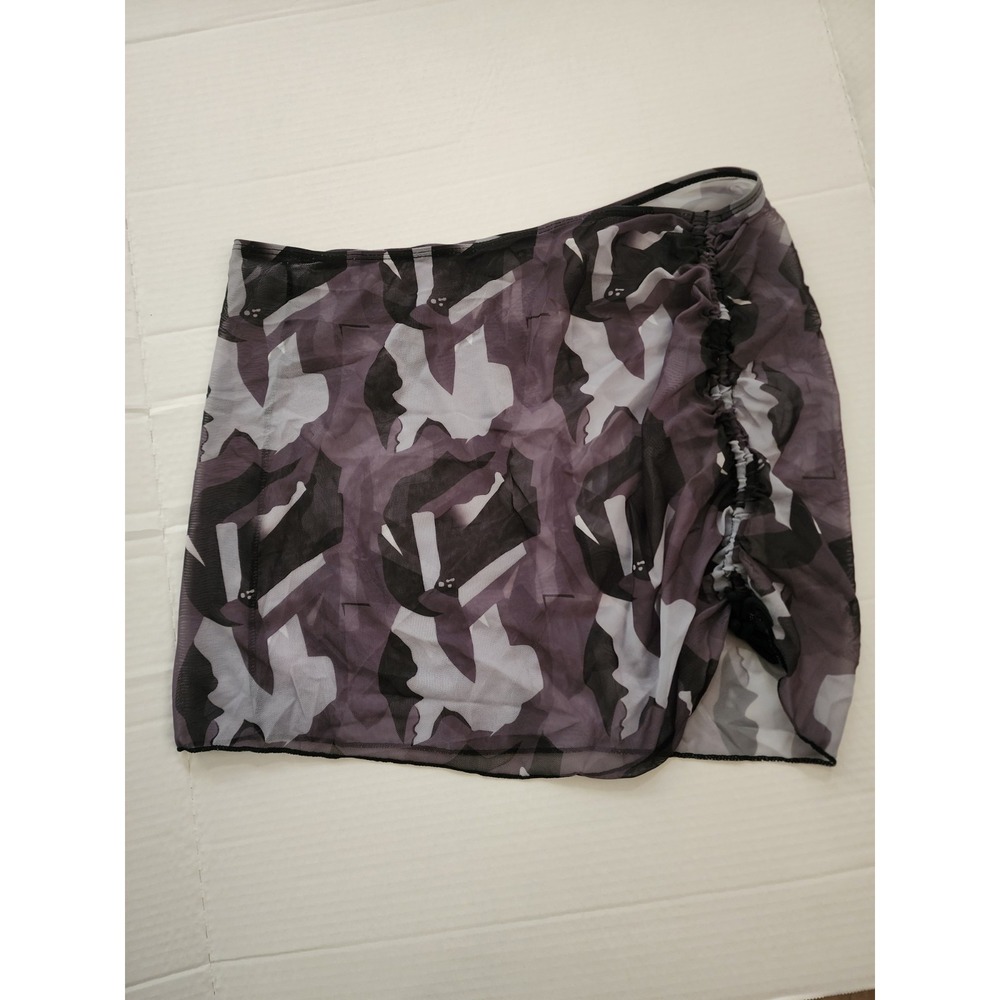 Women's Bathing Suit Cover-Up Sheer Camouflage XL Skirt - mob wife